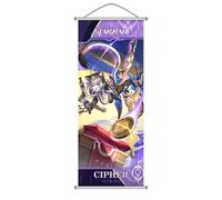 Honkai: Star Rail Scroll Poster for Indoor Décor(27.5 inch x 10 inch), Hanging Wall HD Printing Artistic Canvas Honkai: Star Rail Character Posters for Game lovers. (Cifera)