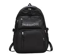 HONKERW rucksack Cute Backpack For School College Large Aesthetic Bookbag Travel Backpacks Water Resistant school bags(Nero)