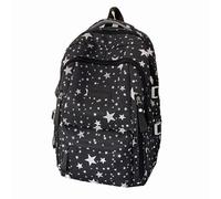 HONKERW rucksack Star Backpack, Cute Campus Back Pack Bag Student Waterproof Bookbag school bags(Nero)