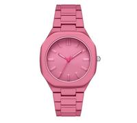 HONKERW Watches Dopamine Watch Waterproof Quartz Wristwatch Candy-Colored Student Watches Gift for Women Digital(Rose red)