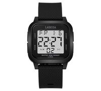 HONKERW Watches Men’s Digital Watch Silicone Square Watches, Mens Wristwatch Waterproof Dual Time Date Watches Digital(Blu,B)