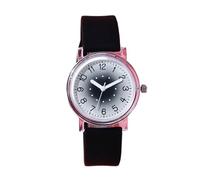 HONKERW Watches Women Analog Quartz Watch Waterproof Wristwatch with Silicone Strap Easy Read Luminous Dial Digital(Nero)