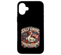 Honking Goose Live Free Freedom Celebration Case for iPhone 16 Plus