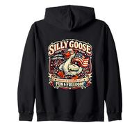 Honking Goose Live Free Freedom Celebration Zip Hoodie