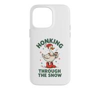 Honking Through the Snow Christmas Goose Funny Ugly Case for iPhone 14 Pro Max