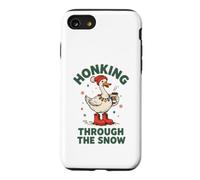 Honking Through the Snow Christmas Goose Funny Ugly Case for iPhone SE (2020) / 7/8