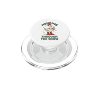 Honking Through the Snow Christmas Goose Funny Ugly PopSockets PopGrip for MagSafe