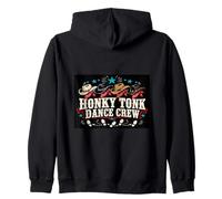 Honky Tonk Dance Crew Western Line Dancing Zip Hoodie
