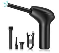 HONKYOB Electric Air Duster - Powerful 45000 RPM Air Blower, Rechargeable 2500mAh Battery, Fast Charging, Cleans Computers, Keyboards, Cars & Pet Houses