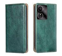 HONLEN Case Designed for HMD Arc/HMD Key/HMD Aura2 (6.52" Inches) Magnetic Wallet Leather Cover with Stand and 2 Card Slot Flip Phone Case - Green