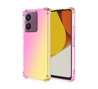 HONLEN Cover Designed for HMD Arc/HMD Key/HMD Aura2 (6.52" Inches) Gradient Clear TPU Silicone Four Corner Reinforcement Drop Protection Case Blue Purple