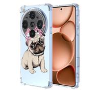 HONLEN Cover Designed for OPPO Find X9 Ultra (6.82" Inches) Gradient Clear TPU Silicone Four Corner Reinforcement Drop Protection Case - French Fight
