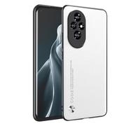 HONLEN Phone Case for HONOR 200 5G (6.7" Inches) Leather Back Business Phone Case, White