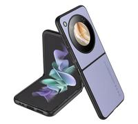 HONLEN Phone Case for Nubia Flip 5G (6.9" Inches) Leather Back Business Phone Case, Light Purple