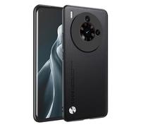 HONLEN Phone Case for Nubia Z50S Pro (6.8" Inches) Leather Back Business Phone Case, Black