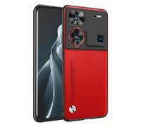 HONLEN Phone Case for Nubia Z60 Ultra/Leading Version/Photographer Edition (6.8" Inches) Leather Back Business Phone Case, Red