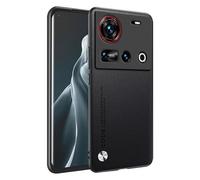 HONLEN Phone Case for Nubia Z70S Ultra/Nubia Z70 Ultra (6.85" Inches) Leather Back Business Phone Case, Black