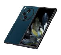 HONLEN Phone Case for OnePlus Open/Find N3 (7.82" Inches) Leather Back Business Phone Case, Sapphire