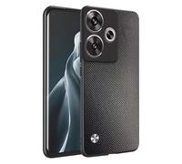 HONLEN Phone Case for POCO F6 (6.67" Inches) Leather Back Business Phone Case, Kevlar
