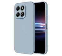 HONLEN Protection Case for HONOR 200 Smart/HONOR X7C / HONOR X6B 5G (6.8" Inches) Liquid TPU Silicone Cover, Shockproof and Anti-Scratch Ultra Slim Soft Silicone Case Smoke Blue