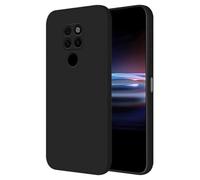 HONLEN Protection Case for HUAWEI Mate20 (6.53" Inches) Liquid TPU Silicone Cover, Shockproof and Anti-Scratch Ultra Slim Soft Silicone Case Black