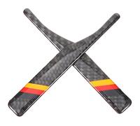HONMEET 1 Pair Rear View Mirror Accessories Carbon Fiber Car Side Mirror Edge Guards Anti Scratch Wear-resistant Easy to Install Carbon Fibre Sticker Stylish Car Protection