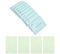 HONMEET 10 Boxes Natural Green Double Sided Oil Absorbing Paper Blotting Sheets for Face and Skin, Ultra Thin Portable Facial Oil Control Tissues for T-Zone the Nose