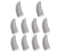 HONMEET 10 Pcs Flexible Thin Finger Sleeves Wear-Resistant Finger Covers for Mobile Games Comfortable Breathable Anti-Sweat for Gamers