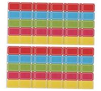 HONMEET 10 Sheets Adhesive Name Tags Self-Adhesive Writable Labels for School Office Price Marking Stickers Portable Organizing Supplies for Bible Study and Home Use