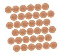 HONMEET 100pcs Breathable Fabric Wound Patches Flexible Hemostasis Adhesive for Finger and Joint Protection Elastic Large Round Plasters for Water-Resistant Safety