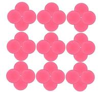 HONMEET 100pcs Clear Transparent Bingo Game Chips Plastic Counters for Math Learning Educational Activities and Score Tracking Smooth Finish Markers for Game Night