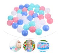 HONMEET 100pcs Colorful Ocean Balls for Play Pits Swimming Pools Party Game Props Non-toxic Bathtub with Pink White Blue Purple Mix