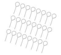HONMEET 100pcs Fire Extinguisher Pins Fire Extinguisher Accessories Stainless Steel Silver Reliable Convenient Design Safety Pins for Vehicles and Offices