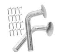 HONMEET 100pcs Galvanized Racking Safety Locking Pins M5 Drop Pins with Iron Material and Good Strength for Pallet Rack and Shelving Units, for Warehouse and DIY Shelf Projects