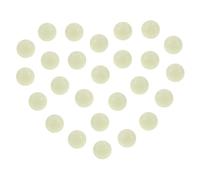 HONMEET 100pcs Light Green Glass Beads for Bracelets and Jewelry Making, Luminous Round Beads with Hole for Threading, for Creative DIY Beaded Strings and Craft Projects