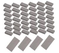 HONMEET 100pcs Mini Bricks and Clay Brick Model Set for Diy Micro Landscape, Decorative Miniature Objects for Kids and Hobbyists, Black Small Building Blocks for Fairy Garden Wall and Model Houses