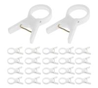 HONMEET 100pcs Plastic Plant Vine Clips for Climbing Plants and Tomatoes, Versatile Support Fixing Clips with Easy Installation for Outdoor Vine or Vegetable Gardens