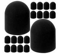 HONMEET 100pcs Silicone Capacitive Stylus Pen Tips Replacement Ergonomic Design Precise Drawing Experience Black High Sensitivity Nibs for Tablet and Touch Screen Devices, for Touchscreen