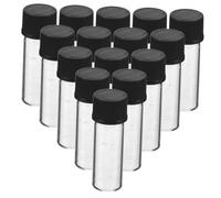 HONMEET 100pcs Vials with Lids Tiny Sample Bottles Makeup Sample Containers Small Jars with Lids Mini Bottles Jars Bottlle Perfume Vials Glass Transparent