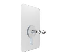 HONMEET 10pcs Acrylic Picture Hanging Kit with Strong Load-Bearing and Easy to Use Features for Cement Walls and Hard Wood, Invisible Non-Trace Hooks for Photo Frame Hanging