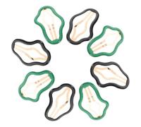 HONMEET 10pcs Cute Cloud Hair Clips Women Snap Hairpins Non-slip Design Side Pins for Bangs Girls Headwear Hair Fixation