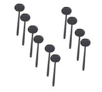 HONMEET 10Pcs Handheld Eye Occluder Spoon for Vision Test Portable Black Eye Exam Tool for Ophthalmologists Orthoptists Suitable for All Ages Accurate Visual Acuity Assessment Aid