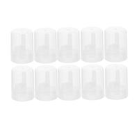 HONMEET 10pcs Integrated Fountain Spray Nozzle Replacement for Aerosol Cans Precise Fan Spray Head for Mousse Shaving Foam Face Mask Garden Nozzle Parts Compatible with Multiproduct Use