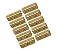 HONMEET 10Pcs Miniature Gold Bars Model Set for Dollhouse Decor, Simulated Gold Brick Ornaments for Doll House Accessories and Miniature Scene Supplies