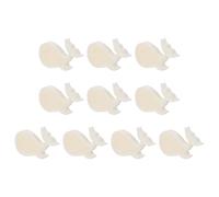 HONMEET 10pcs Shape Absorption Sponges White Pu Sponge Filtering and Reusable Cleaning Tools for Swimming Pool Maintenance