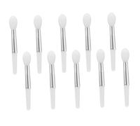 HONMEET 10Pcs Silicone Lip Makeup Applicator Set with Transparent Case Mini Lip Brushes for Lipstick Lip Gloss and Lip Care Reusable and Easy to Clean