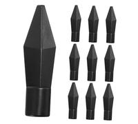 HONMEET 10pcs Soft Rubber Arrowheads Lightweight Replacement Tips for Safe Outdoor Bow Arrow Practice Equipment for Archery Games