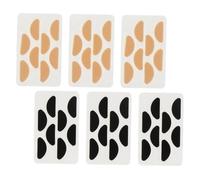 HONMEET 12 Sheets EVA Anti-slip Eyeglass Nose Pads Self-adhesive Skin-friendly Cushions for Glasses Sunglasses Comfortable Non-irritating Nose Cushions Thin D-shape for Flat Frames