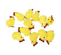 HONMEET 12Pcs Easter Chicks Hair Clips Cute Yellow Hair Barrettes for Cartoon Design Bright Accessories for Festival Outfits Easy to Use