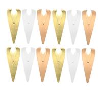 HONMEET 12pcs Mixed Style Mini Brass Book Darts Bookmarks Smooth Touch Metal Page Marker Clips for Students Teachers Book Lovers and Elegant Reading Accessories
